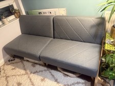Habitat Luna Sofa Bed/chairs Grey Fabric 2 Seater
