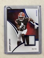 2025 Panini Immaculate Collection Jerry Jeudy #78 Blue Patch /50 Browns MEM