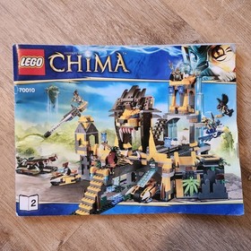 Lego 70010 Legends of Chima The Lion CHI Temple Manual Booklets  1 & 2 Only