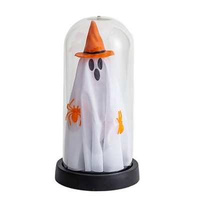 Hanging Witch Hat LED Light Soft Glow Halloween Decoration Plastic Texture