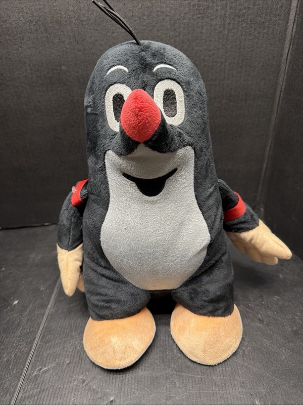 Rare Pauli The Little Mole Standing Pillow Plush Toy Zdenek Miler Mubrno