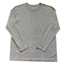 Coolibar Long Sleeve T-Shirt Crew Neck UPF 50+ UV Sun Protection Grey Men's L