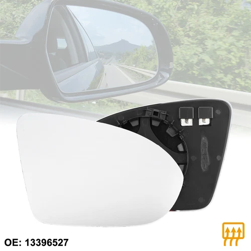 Car Rearview Passenger Side Heated Mirror Glass W/ Backing for Chevrolet Cruze