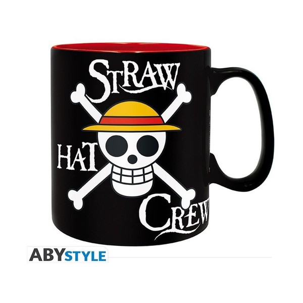 Abysse - One Piece: - Luffy & Skull - 460 Ml - Becher - ABYMUGA451 - Neu & Ovp-image