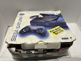 Sega Saturn Console Complete In CIB Tested Controller Cords New Clock Battery 