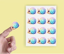 x24 Snail sticker Envelope Seal Craft Vinyl Stickers vr290