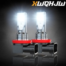For Toyota Prius 2010-2015 H11 Fog Light Lens WHITE LED Bulbs 6000K High Power