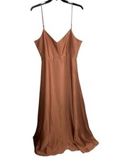 NEW Show Me Your Mumu Faith Maxi Dress Size XXL Copper Satin Wedding Bridesmaid
