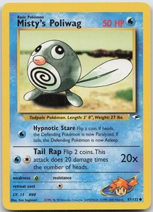 Misty's Poliwag 87/132 Gym Heroes Unlimited Common