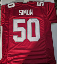 Cody Simon #50 Arizona Cardinals Custom Autograph Jersey - JSA COA 