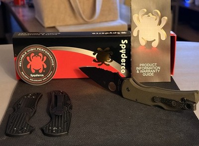 Spyderco Native 5 LW S30V ComboEdge Custom Lockback AWT scales LynchNW clip