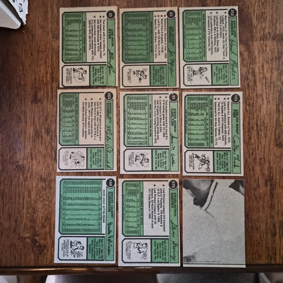 1974 Topps BASEBALL CARD STARTER SET LOT OF 199 DIFFERENT with STARS & HOF - Image 2 of 4
