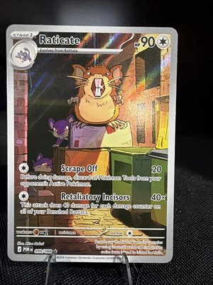 Raticate - Pokemon Perfect Order 099/088 Illustration Rare, Full Art-NM