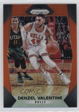 2017-18 Panini Prizm Orange Prizm 27/49 Denzel Valentine #246 xx1