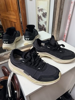 Y-3 Ajatu Sneakers   Men s Size 8   Black/White   Pre-Owned