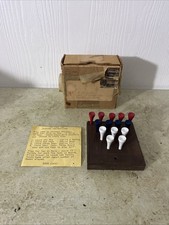 Vintage Peg Game Wood