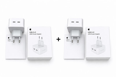 Pack 2 Adapter  Apple 35W Dual USB-C Port Netzteil (Original)