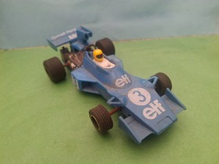 Scalextric Vintage F1 C121 Elf Tyrrell Slot Racing Car