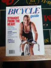 Vintage March 1986 Bicycle Guide Magazine