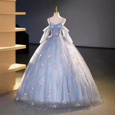 NEW Evening Formal Party Ball Gown Prom Bridesmaid Acting Tutu Dress QYHS048
