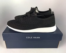 Cole Haan 2 Zerogrand Stitchlite Knit Oxford Black/ White Sole Sz 7 B Women's