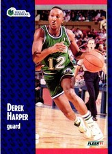 1991-92 Fleer - Derek Harper #45.