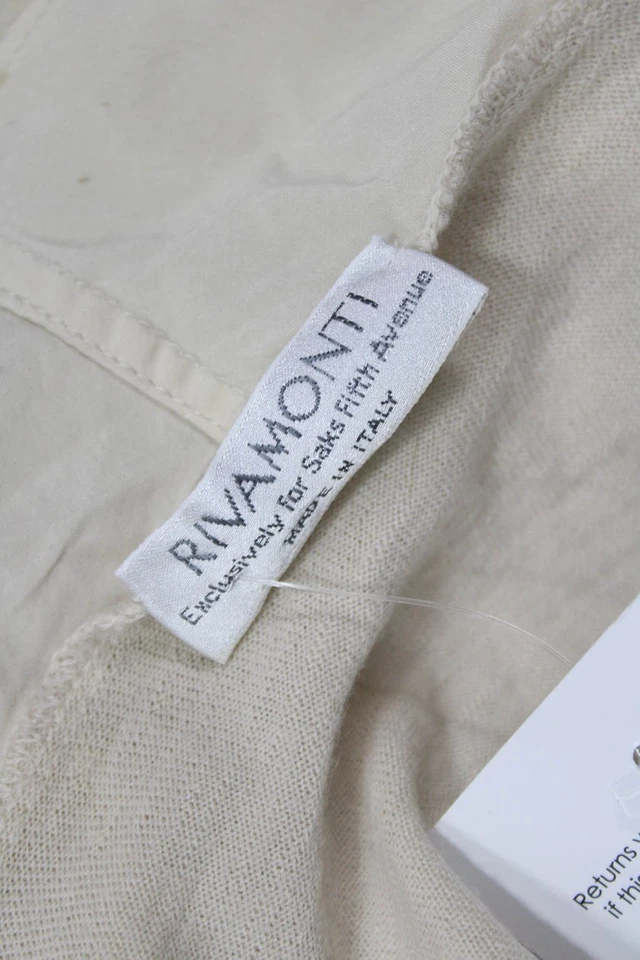 Suéter Bohemio Rivamonti Mujer Beige Manga Corta Mezcla Algodón Talla S Foto 4 de 4