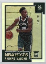 2015-16 Panini NBA Hoops Rookies Silver 255/299 Rashad Vaughn #269 u5y