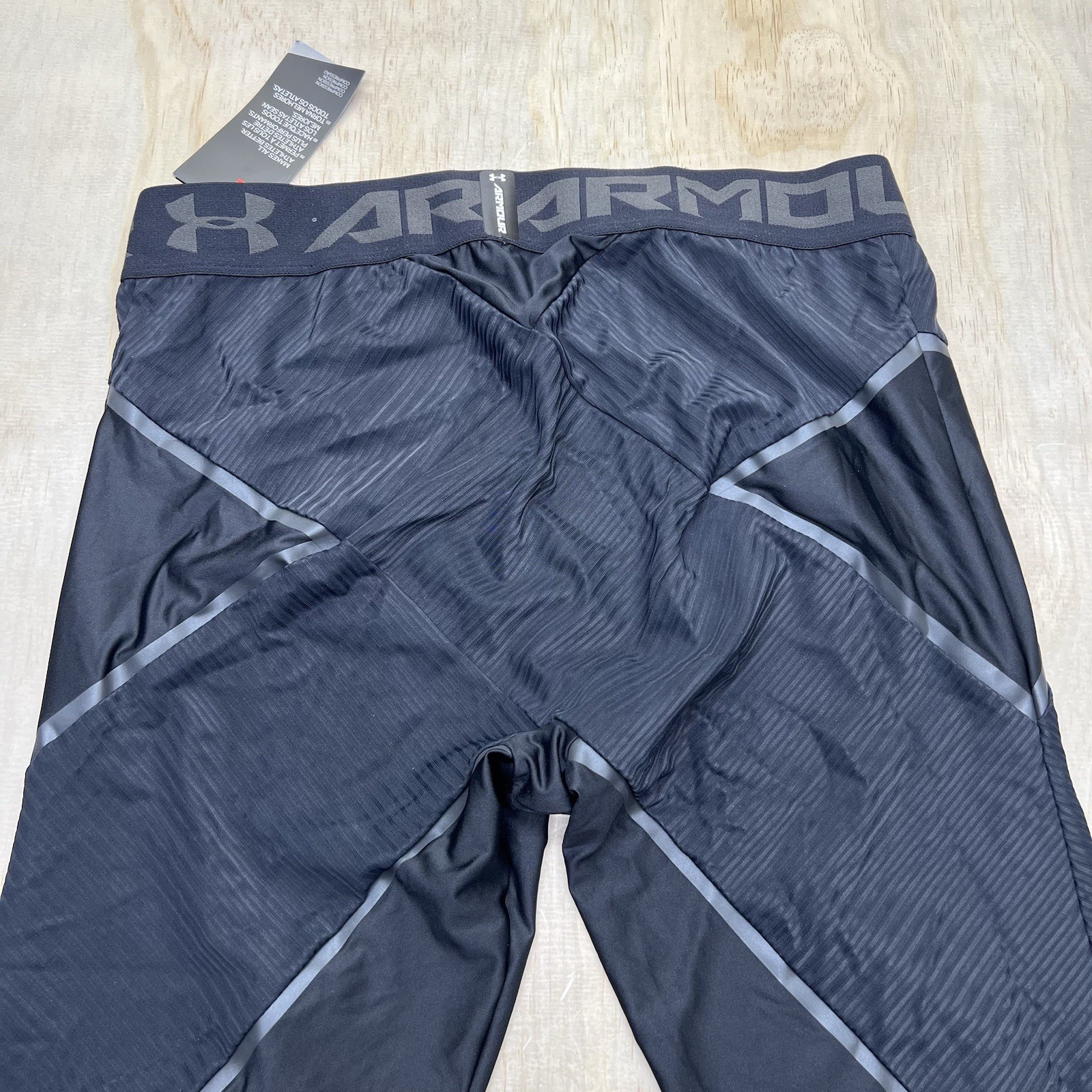 NEW Under Armour Core 3/4 Compression Pants 2XL Black Mens 1332079-001 thumbnail 11