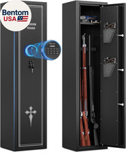2 4 Gun Safe Rifle and Pistol Security Cabinet with Electronic Lock