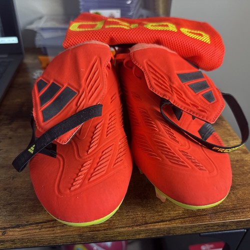 Adidas Predator Elite FG Size 11.5 Solar Red W/bag Mania 30th Anniversary - Picture 3 of 22
