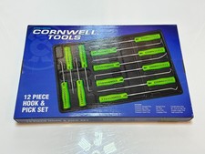 New Cornwell Tools Ctg812hpsg 12pc Hook Pick Set Neon Green Soft Grip Handle
