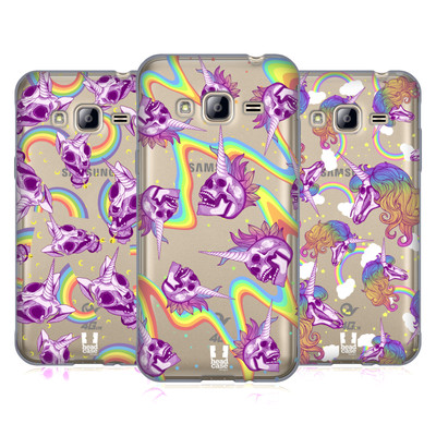 HEAD CASE DESIGNS GEHÖRNTE SCHÄDEL SOFT GEL HANDYHÜLLE FÜR SAMSUNG HANDYS 3