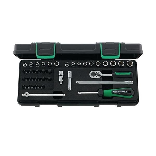 Stahlwille Steckschlüsselsatz 88TX 36-Tlg.1/4 Zoll SW 5-13Mm Z.22 6KT 98819801-image