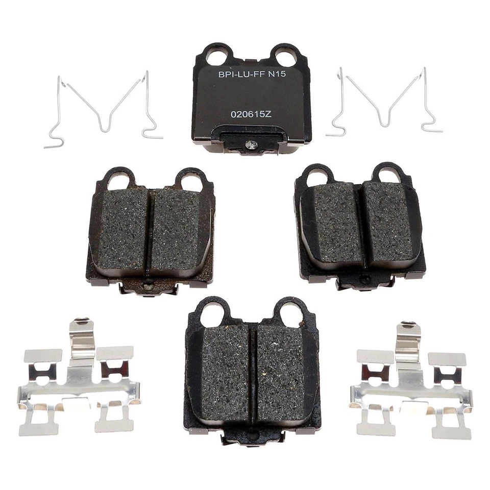 Rotores de freno delanteros traseros y pastillas de freno de cerámica Raybestos para Lexus IS300 2001-2005 Foto 3 de 4