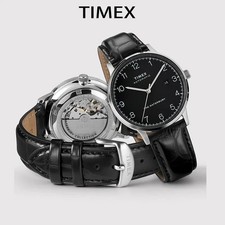 TIMEX Watch Men Automatic Mechanical Fashion Sports Waterproof Leather Strap
