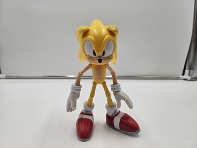 *RARE * Jazwares Super Posers Super Sonic Figure with Upturned Spikes