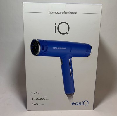 Gama Professional EasiQ IQ Perfetto Professional Hair Dryer - Lightweight - Blue
