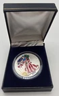 Uncirculated 1 OZ Silver Dollar Painted Walking Liberty American Eagle Coin 2000