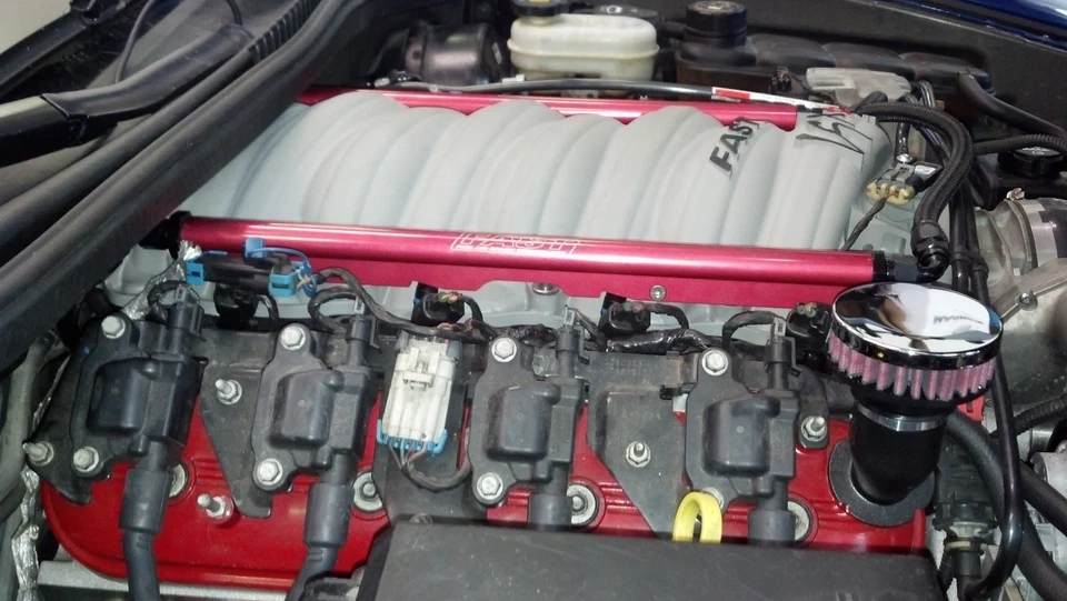 Крышка клапана масляная крышка дыхательного аппарата для 2008-20009 Pontiac G8 GT/GXP (текстурированный черный) - Изображение 3 из 4