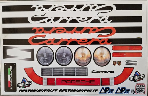 8518 DELTA PLASTIK - BODY RC PORSCHE 911 CARRERA ARRMA HOBAO V2e 1/7 - Picture 11 of 16