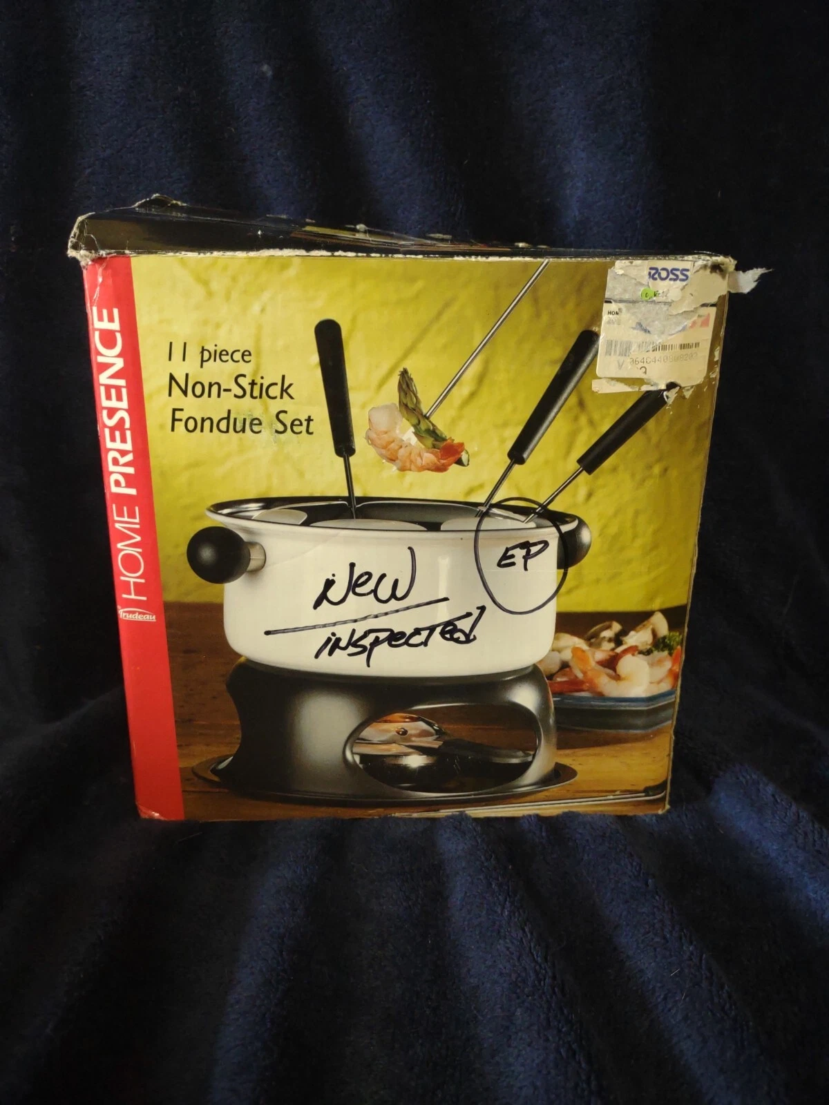 Trudeau home presence 11 piece non stick fondue set