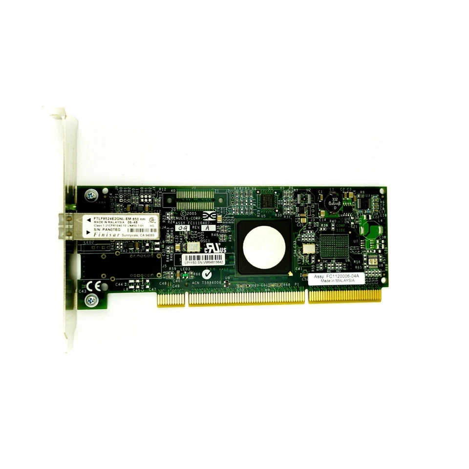 HP FC2143 4Gb 1-Port PCIx AD167A Fiber Channel Adapter, Media, Converter, HBA - Image 3 of 3