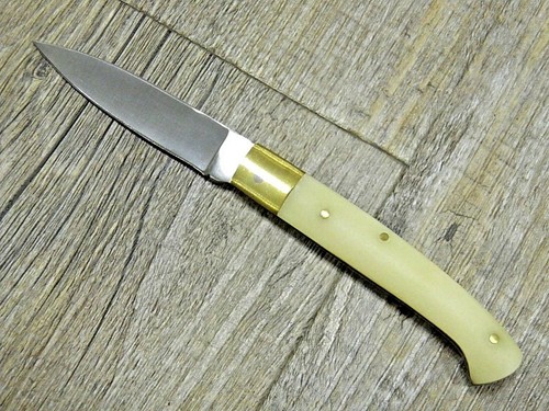 MESSER TASCHENMESSER 20 CM TYP Pattada PATTADESA GRIFF AUS SCHIENBEIN