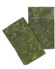 Original false shoulder straps for VKPO uniforms. Officer's rank of "Lieutenant
