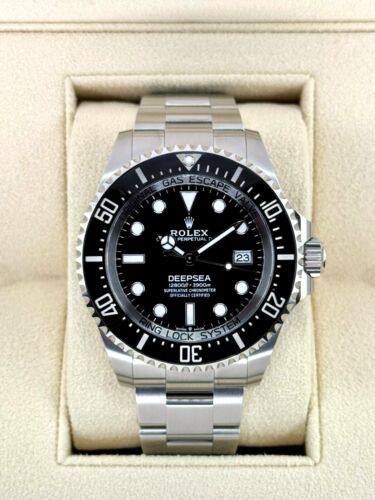 NEW 2024 Rolex Deepsea 44mm 136660 Stainless Steel Black Dial