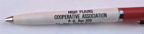 Ritepoint Coop High Plains Cooperative Assoc. Sterling Co Advertising Pen A1