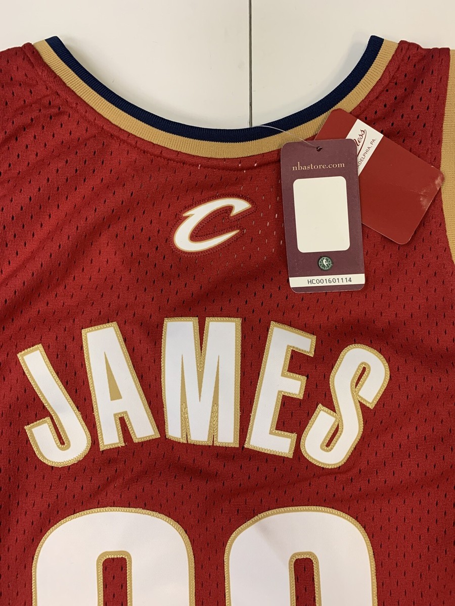 【オーセンティック】CAVALIERS 2003 レブロン　Lサイズ Vintage 2003 Cleveland Cavaliers LeBron James authentic