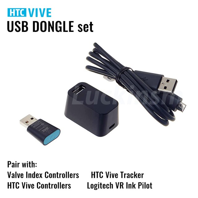HTC VIVE Tracker USB Dongle set SteamVR Activity Tracking Receiver Valve Index HTC VIVE Tracker USB Dongle set SteamVR Activity Tracking Receiver Valve Index