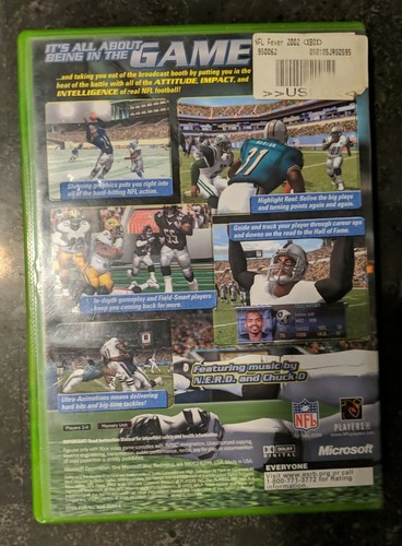 NFL Fever 2002 (Microsoft Xbox, 2001) With Manual - Picture 3 of 3